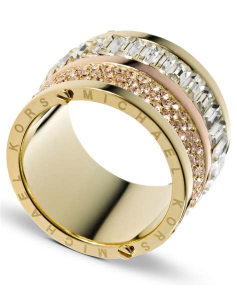 michael kors gold ring|michael kors ring price.